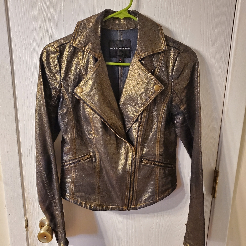 Gold Metallic jacket